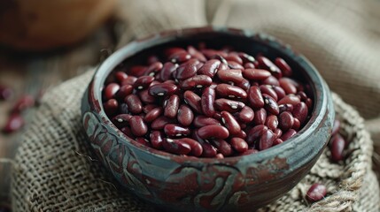 Wall Mural - Prepared dried red beans