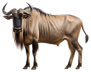 Sticker - PNG Wildebeest wildebeest livestock wildlife.