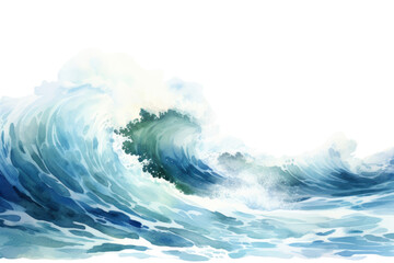 Canvas Print - PNG Sea wave outdoors nature ocean.