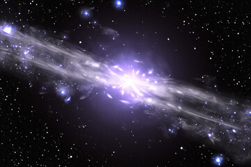 space quasar background
