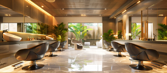 Wall Mural - concept luxury of salon hair styles