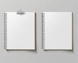 © Антон Сальников - Isolated 3D modern notebooks for writing, sketching, and doodling. Perfect for designers, artists, and creative people.