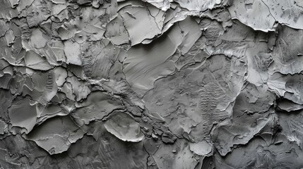 Sticker - Texture of rough cement castings described in detail The hue is grey
