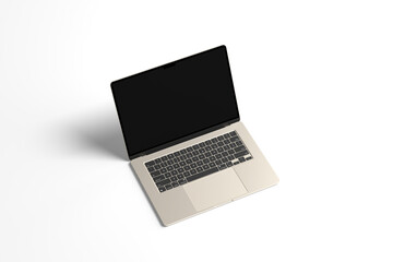 Wall Mural - Realistic laptop mockup blank