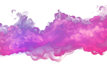 Canvas Print - PNG Purple and pink backgrounds smoke cloud.