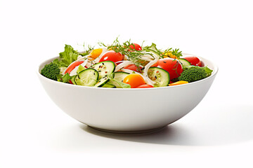 Wall Mural - a bowl of salad with vegetables
