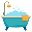 © Shapla - bathtub clipart cartoon Illustration drawing