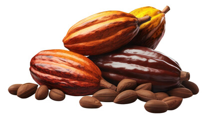 Sticker - PNG Plant cocoa fruit food.