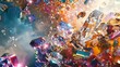 © Phatharaporn - Vibrant Crystal Cluster
