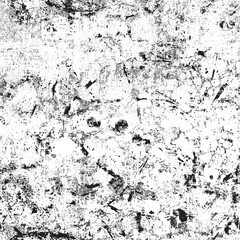 Wall Mural - Abstract seamless grunge pattern. Old grey dirty wall with spots and splash of paint. Messy worned monochrome vector background. Suitable for wallpaper design, wrapping paper or fabric