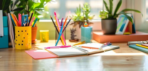 Welcome Back to School stands out boldly in the center of the background, framed by a pure white backdrop. The sides are adorned with colorful decorative materials, adding a festive with rgb lights 