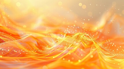 Wall Mural - Serene wallpaper with mist-like fire textures and light beams