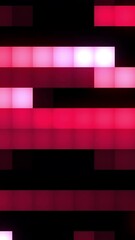 Wall Mural - pixel lines move horizontally. motion. retro animation with moving pixel stripes on black background