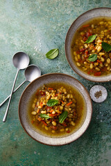 Poster - Traditional bean soup with smoked meat