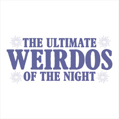 Wall Mural - THE ULTIMATE WEIRDOS OF THE NIGHT  FUNNY RACCOON T-SHIRT DESIGN, 