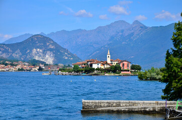 the lake Maggiore, Italy, Piedmont