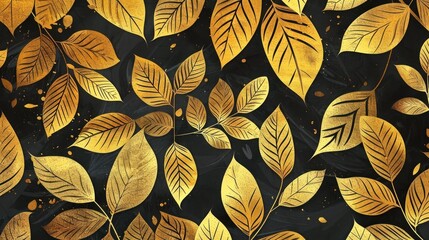 Wall Mural - Gilded Botanicals 