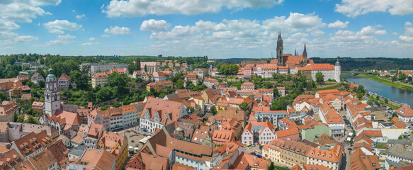 Poster - Panorama of the town of Meissen in Saxony, western Germany