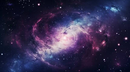 Wall Mural - Nebula's Heartbeat: A Cosmic Dance