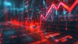 © Paul - Sharp downward arrow signifying financial crisis, integrated with visuals of crashing markets and warning signs of economic trouble