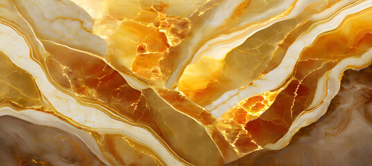 Sticker - design a digital texture inspired by the warm and translucent qualities of honey onyx marble. genera