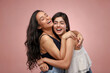 © Royaltyfreecliick - Two Gorgeous Women Hugging Like Best Friends