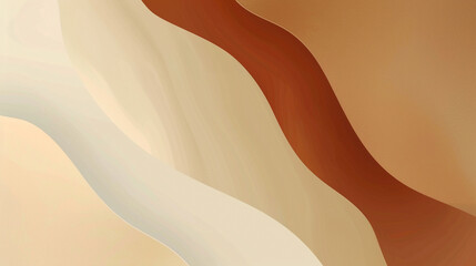 Wall Mural - Brown and beige gradient background. PowerPoint and Business background