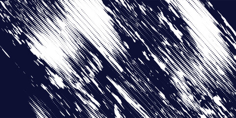 Dots halftone white \u0026 blue color pattern gradient grunge texture background. Dots pop art comics sport style vector illustration