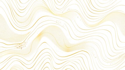 3. Produce a minimalist and light abstract vector seamless pattern incorporating subtle gold line textures on a white background, offering a versatile and visually appealing graphic element or