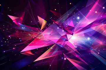 Data technology communication abstract polygon modern design illustration of a background