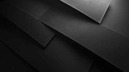 A subtle geometric texture, predominantly black with gentle gradients, perfect background. The shapes are soft and barely visible, creating an elegant and professional look