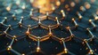 © Rostislav - Graphene technology, molecular structure of carbon atoms in scientific research