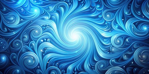 Wall Mural - Blue abstract background with swirling patterns and textures, blue, abstract, background, texture, design, modern, art