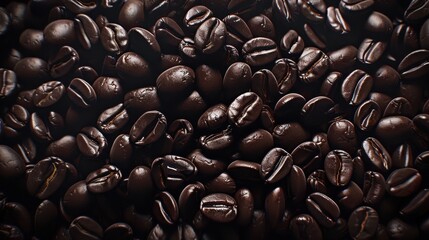 Poster - The roasted coffee beans