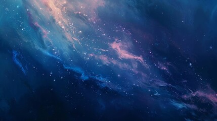 Wall Mural - abstract scene featuring broad flowing brushstrokes and light sparkles inspired by parties