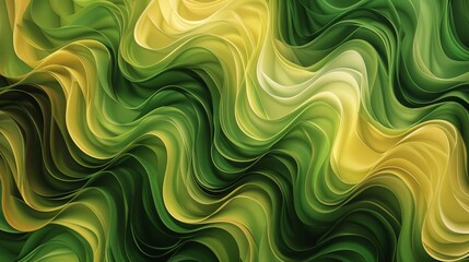 Wall Mural - abstract wallpaper with flowing wavy patterns and gentle hues inspired by wrapping paper