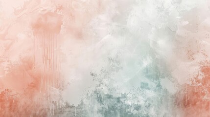 Wall Mural - Abstract wallpaper featuring misty cupcake shapes and pastel tones blurred background