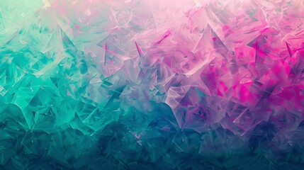 Wall Mural - bold design with crystalline patterns inspired by birthday banners vivid color contrasts