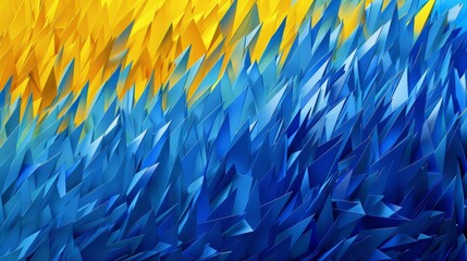 Wall Mural - bold design with crystalline patterns inspired by cake decorations vivid color contrasts