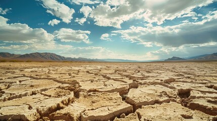 Canvas Print - Dry spell area