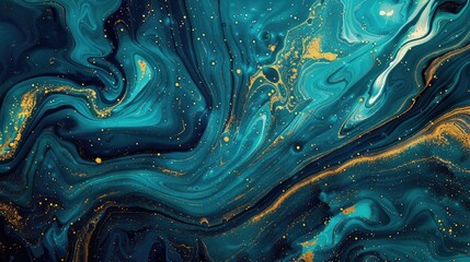 Wall Mural - Marbled painted background with a liquid abstract texture