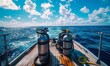 © Lucianastudio - A scuba diving tank and gear on a boat deck ready for an underwater adventure