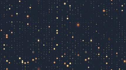 Binary Code Abstract Background
