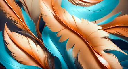 Abstract Feather Texture