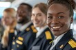 © Vorda Berge - Group portrait of diverse flight crew