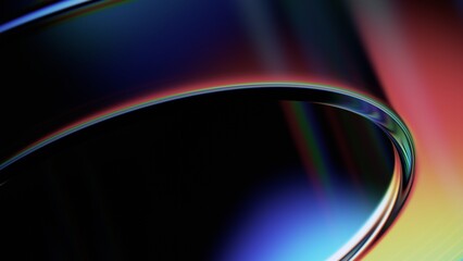 abstract colorful shape, minimalist background design, 3d render