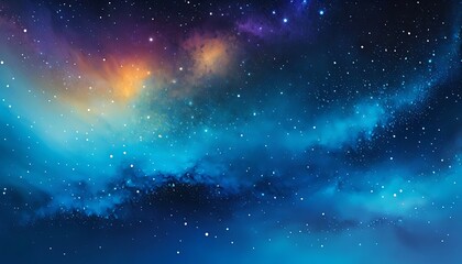cosmic-inspired abstract gradient featuring shades of ultramarine and cerulean, resembling a distant