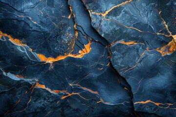 Poster - Abstract Fiery Marble Texture