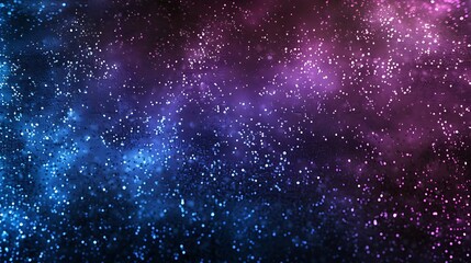Wall Mural - Poster or banner background featuring a glowing grainy gradient of dark blue and purple colors on a black noise texture backdrop. Perfect for creating a dramatic and eye-catching visual effect.
