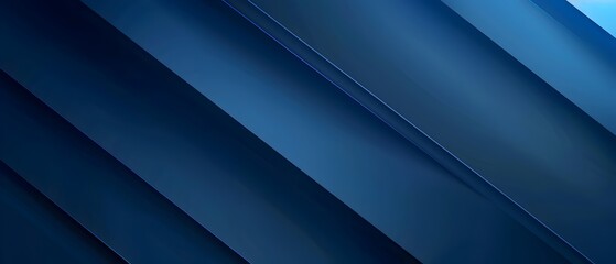 Wall Mural - Blue banner background with diagonal line and dark blue color for corporate concept vector design. Abstract minimal modern gradient wallpaper layout template
